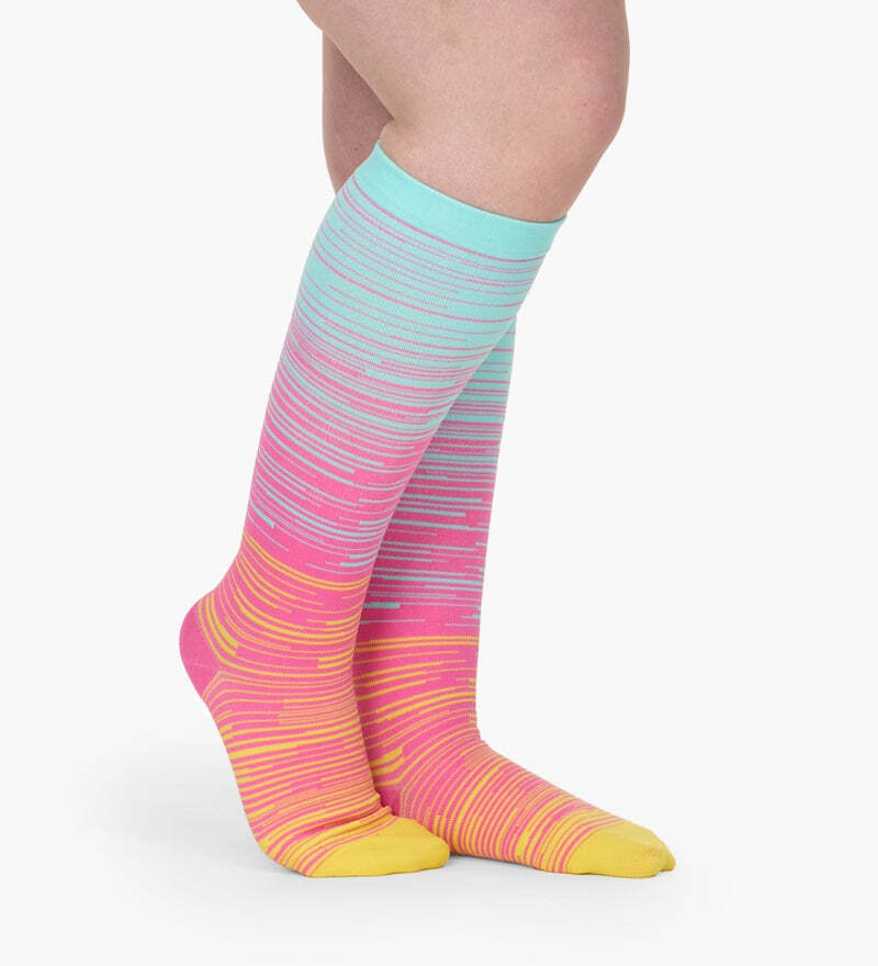 Stripes® - Wide Compression Socks For Pain Relief