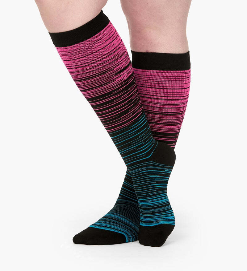 Stripes® - Wide Compression Socks For Pain Relief