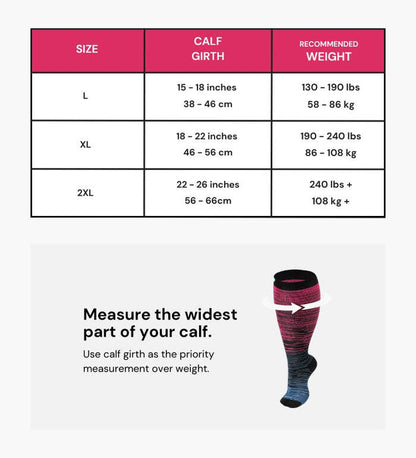 Stripes® - Wide Compression Socks For Pain Relief